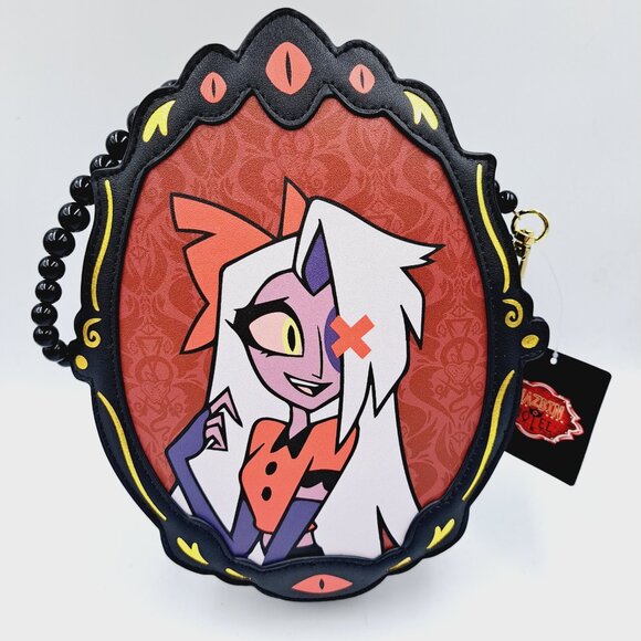 Hazbin Hotel Charlie & Vaggie Filigree Frame Double-Sided Crossbody Bag - Picture 4 of 12